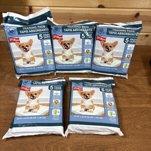Greenbrier Kennel Club Puppy Training Pads 22x22 25 Count 5 Packs of 5 Absorbent